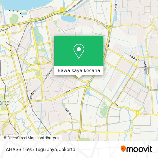 Peta AHASS 1695 Tugu Jaya