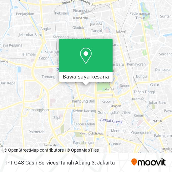 Peta PT G4S Cash Services Tanah Abang 3
