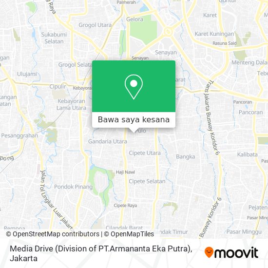Peta Media Drive (Division of PT.Armananta Eka Putra)