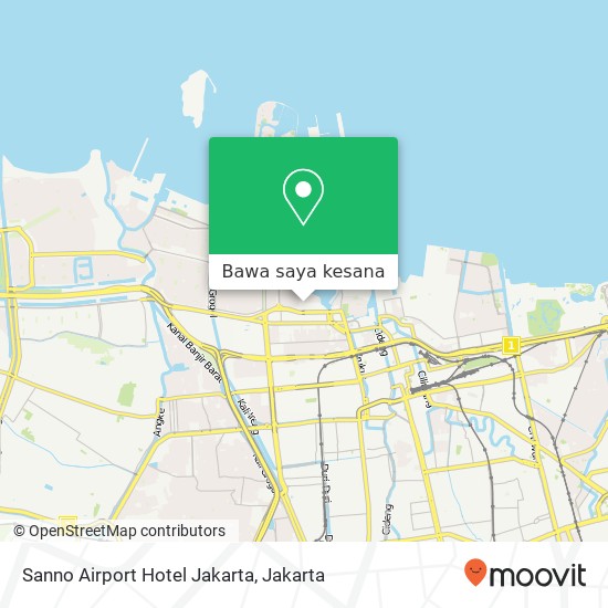 Peta Sanno Airport Hotel Jakarta