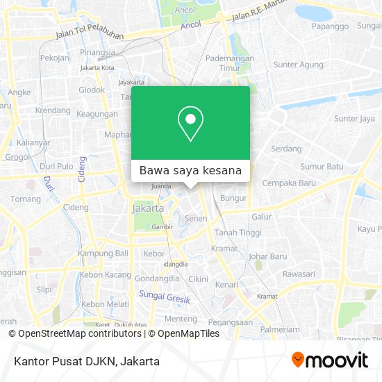 Peta Kantor Pusat DJKN