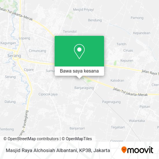 Peta Masjid Raya Alchosiah Albantani, KP3B