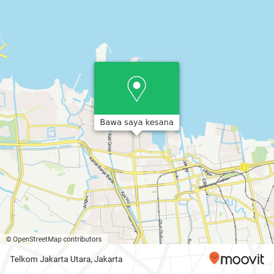 Peta Telkom Jakarta Utara