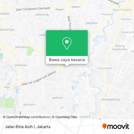 Peta Jalan Bina Asih I