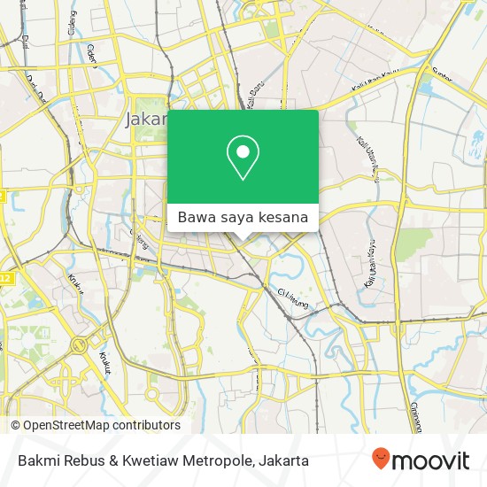 Peta Bakmi Rebus & Kwetiaw Metropole