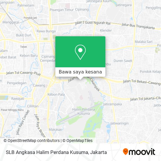 Peta SLB Angkasa Halim Perdana Kusuma