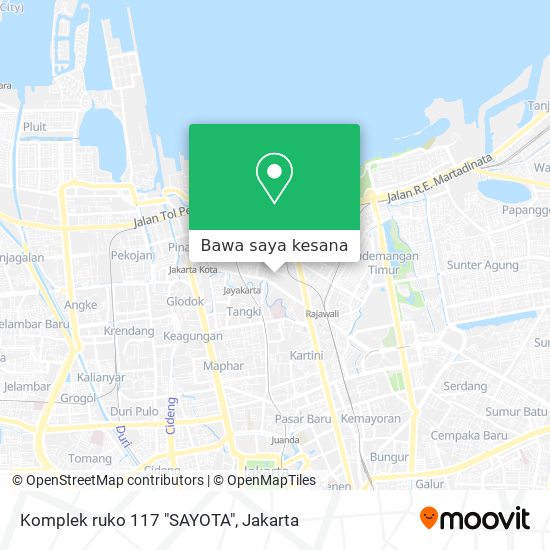 Peta Komplek ruko 117 "SAYOTA"