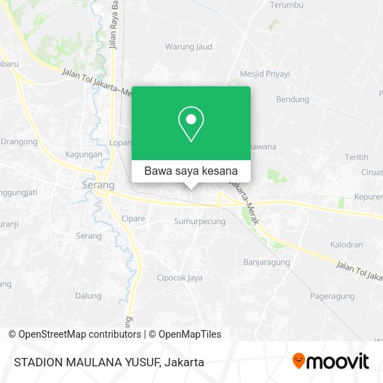 Peta STADION MAULANA YUSUF