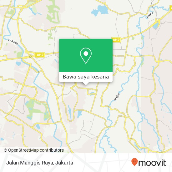 Peta Jalan Manggis Raya