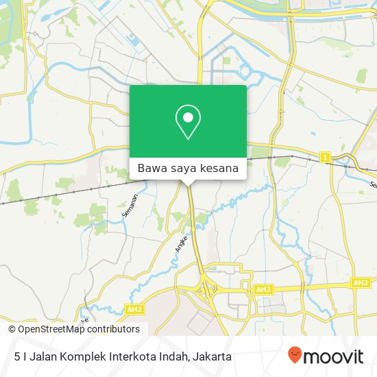 Peta 5 I Jalan Komplek Interkota Indah