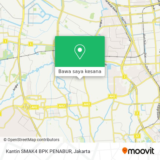 Peta Kantin SMAK4 BPK PENABUR