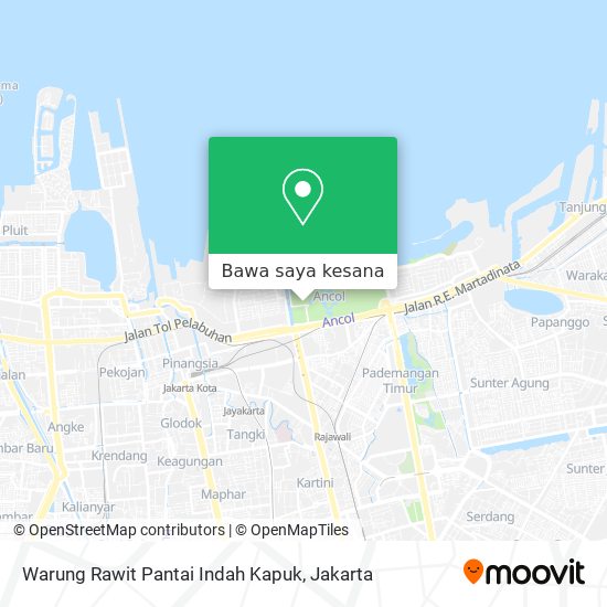 Peta Warung Rawit Pantai Indah Kapuk