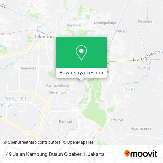 Peta 49 Jalan Kampung Dusun Cibeber 1