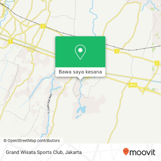 Peta Grand Wisata Sports Club