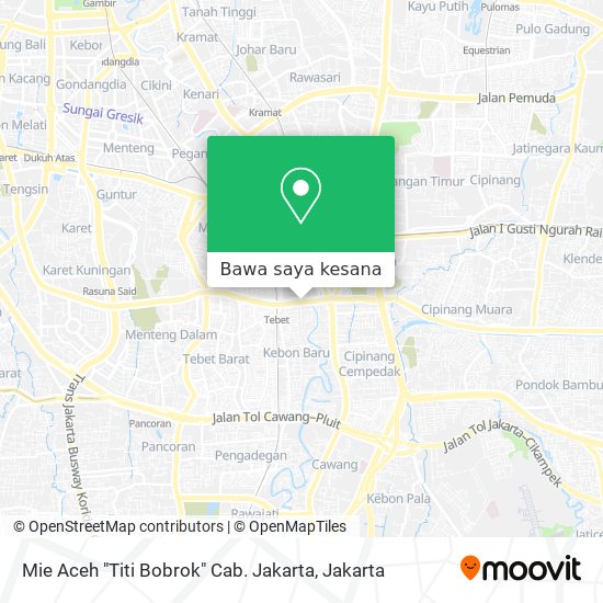 Peta Mie Aceh "Titi Bobrok" Cab. Jakarta