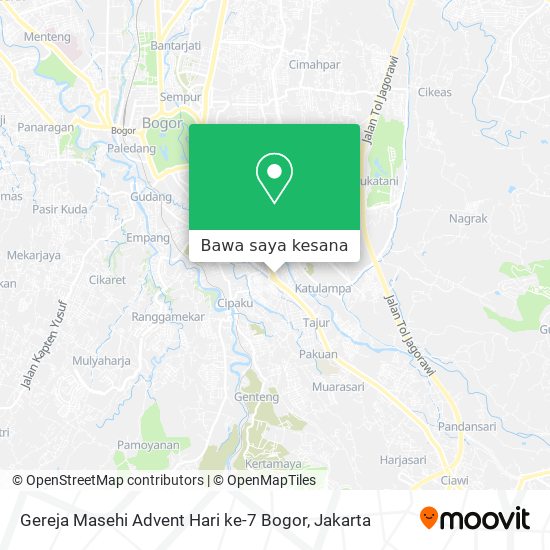 Peta Gereja Masehi Advent Hari ke-7 Bogor
