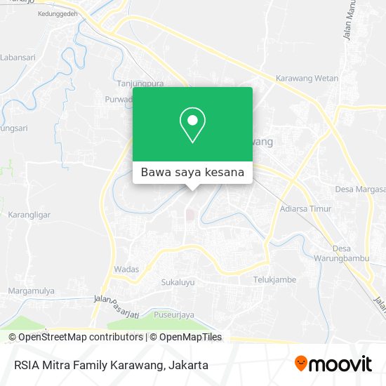 Peta RSIA Mitra Family Karawang