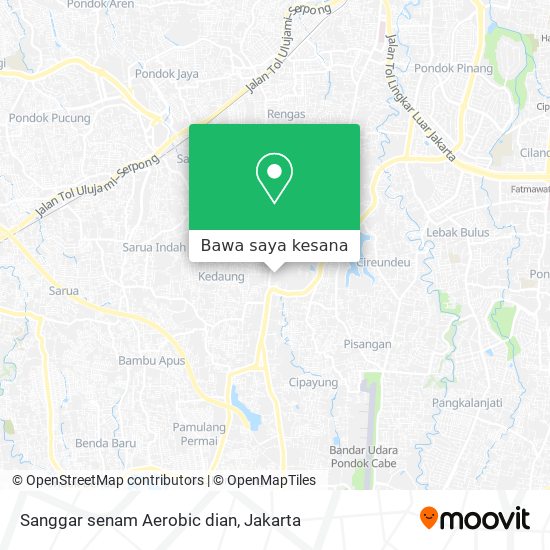 Peta Sanggar senam Aerobic dian