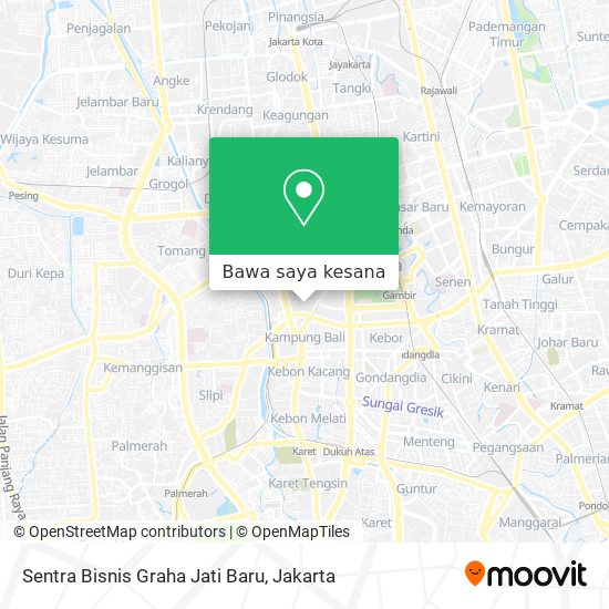 Peta Sentra Bisnis Graha Jati Baru