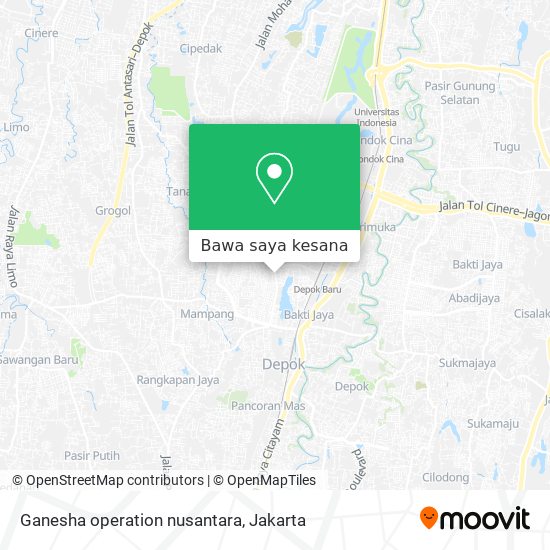 Peta Ganesha operation nusantara