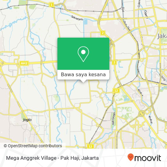 Peta Mega Anggrek Village - Pak Haji
