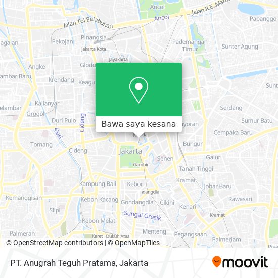 Peta PT. Anugrah Teguh Pratama