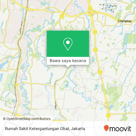 Peta Rumah Sakit Ketergantungan Obat