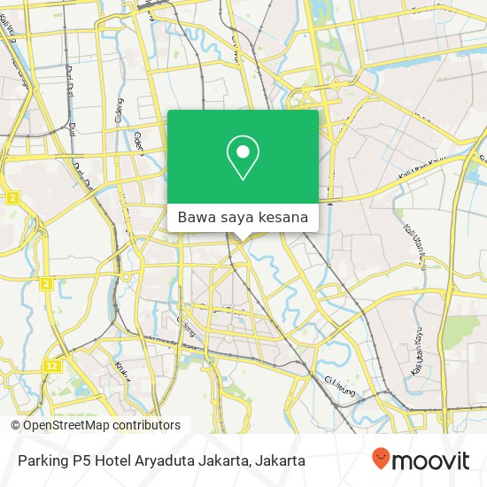 Peta Parking P5 Hotel Aryaduta Jakarta