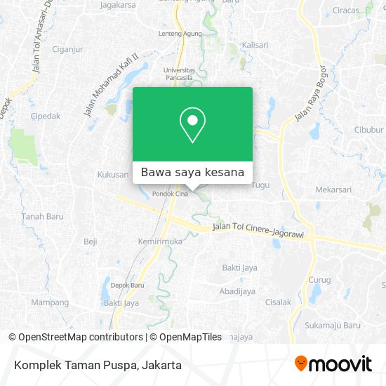 Peta Komplek Taman Puspa