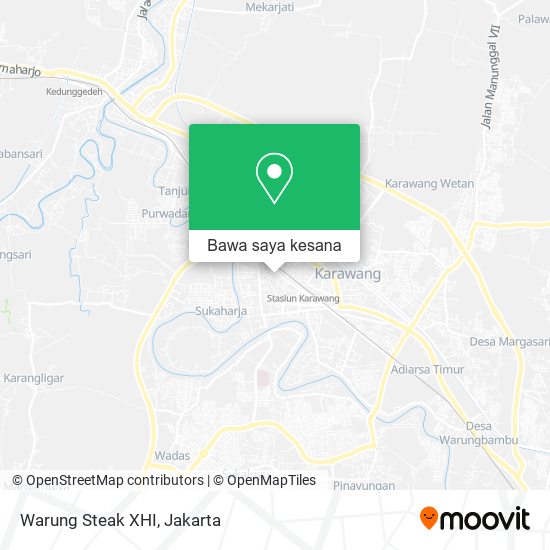 Peta Warung Steak XHI