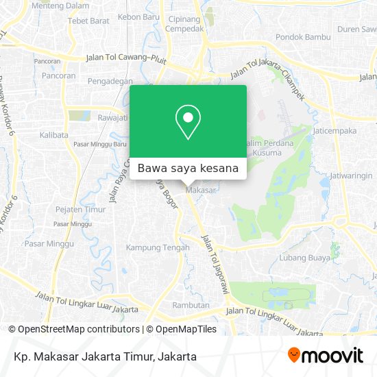 Peta Kp. Makasar Jakarta Timur