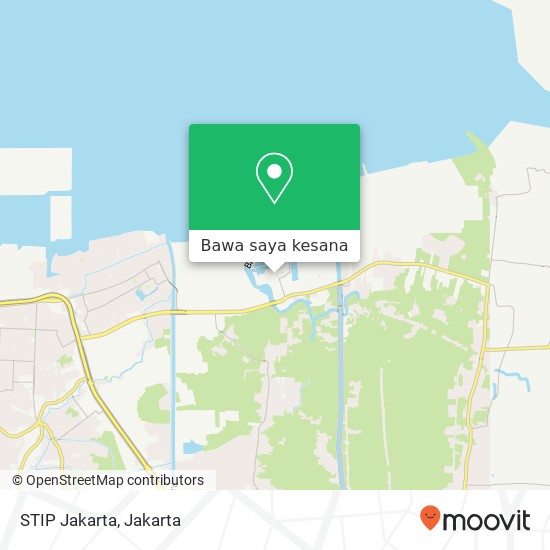 Peta STIP Jakarta
