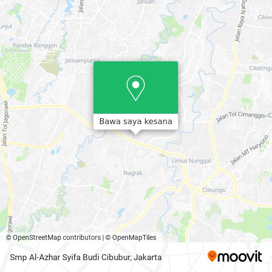 Peta Smp Al-Azhar Syifa Budi Cibubur