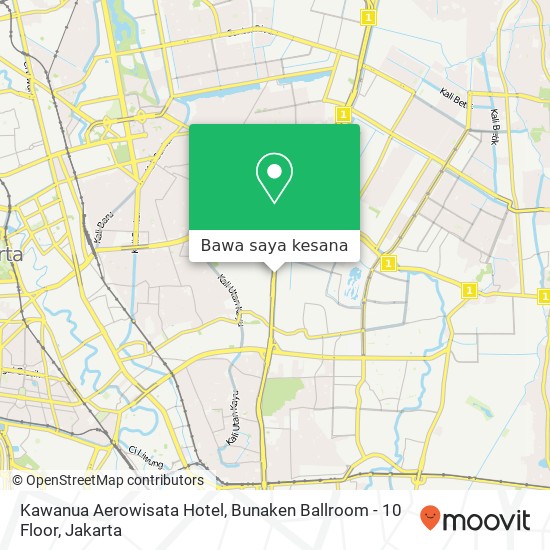 Peta Kawanua Aerowisata Hotel, Bunaken Ballroom - 10 Floor