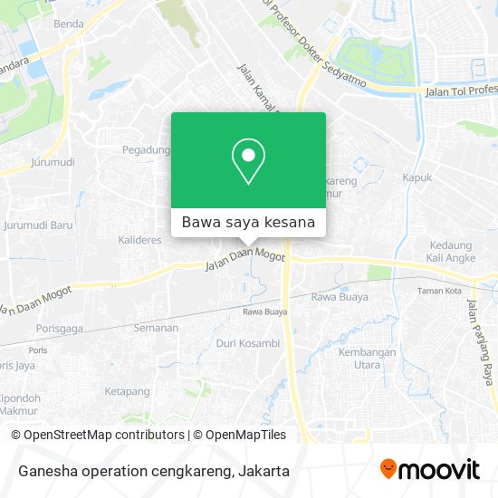 Peta Ganesha operation cengkareng