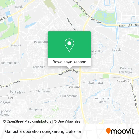 Peta Ganesha operation cengkareng