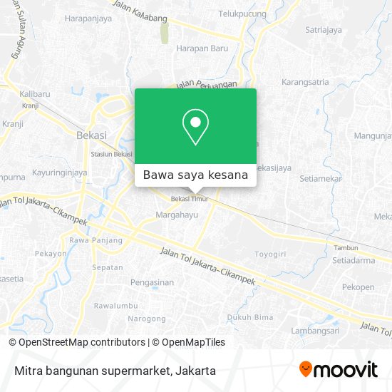 Peta Mitra bangunan supermarket