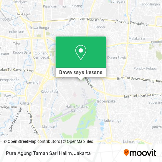 Peta Pura Agung Taman Sari Halim