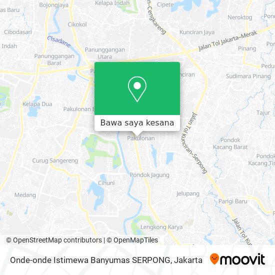 Peta Onde-onde Istimewa Banyumas SERPONG