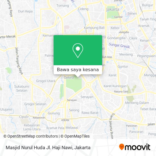 Peta Masjid Nurul Huda Jl. Haji Nawi