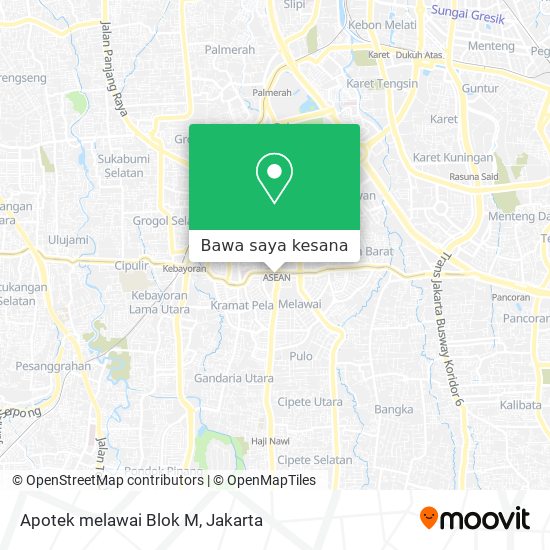 Peta Apotek melawai Blok M