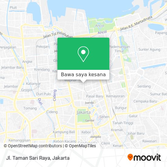 Peta Jl. Taman Sari Raya