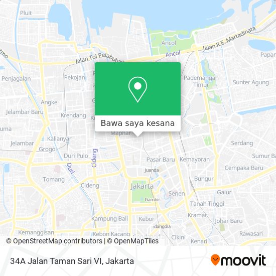 Peta 34A Jalan Taman Sari VI