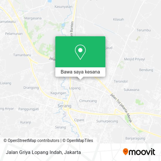 Peta Jalan Griya Lopang Indah
