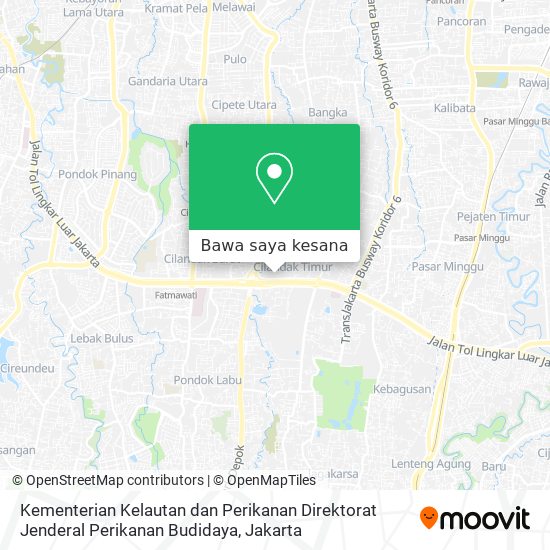 Peta Kementerian Kelautan dan Perikanan Direktorat Jenderal Perikanan Budidaya