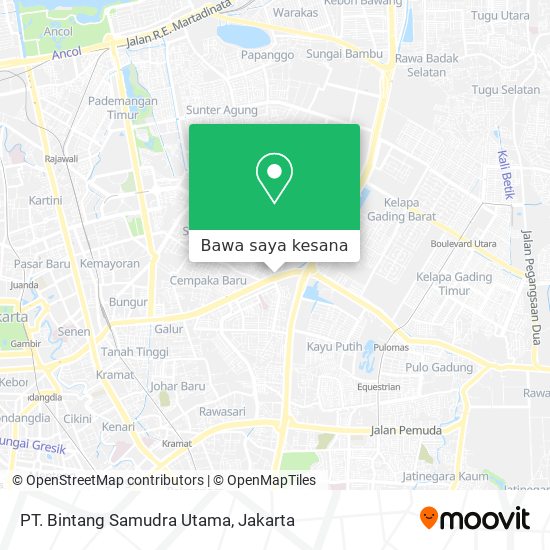 Peta PT. Bintang Samudra Utama