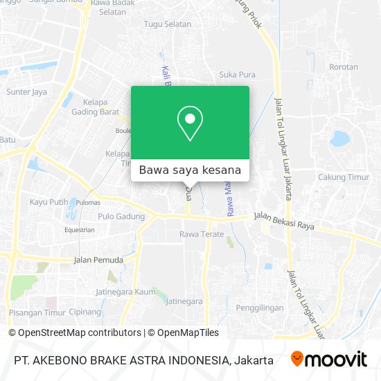 Peta PT. AKEBONO BRAKE ASTRA INDONESIA