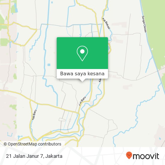 Peta 21 Jalan Janur 7