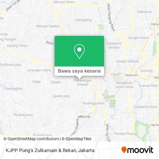 Peta KJPP Pung's Zulkarnain & Rekan