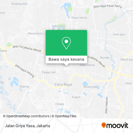 Peta Jalan Griya Yasa